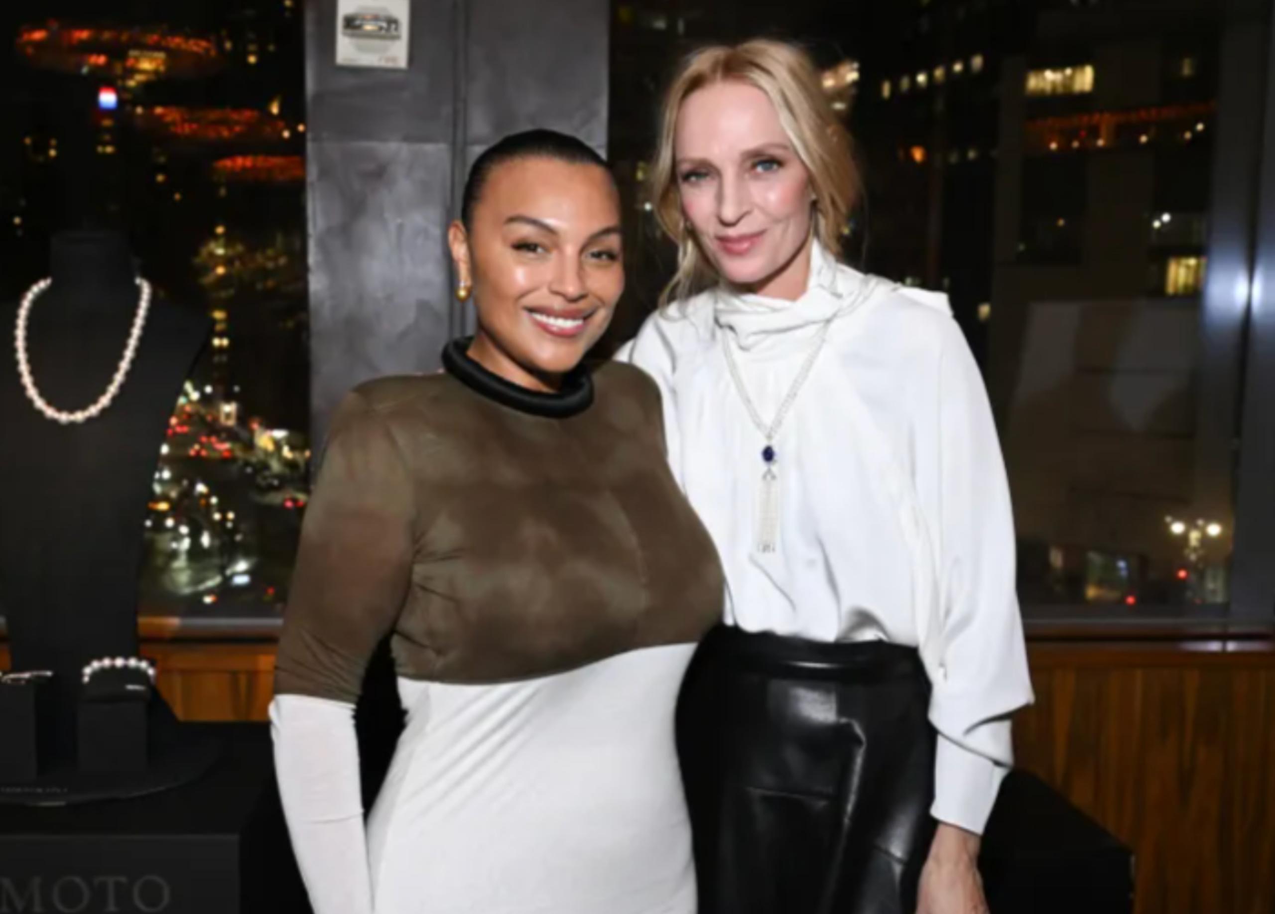 Uma Thurman, Paloma Elsesser and More Attend the Mikimoto High Jewellery Party