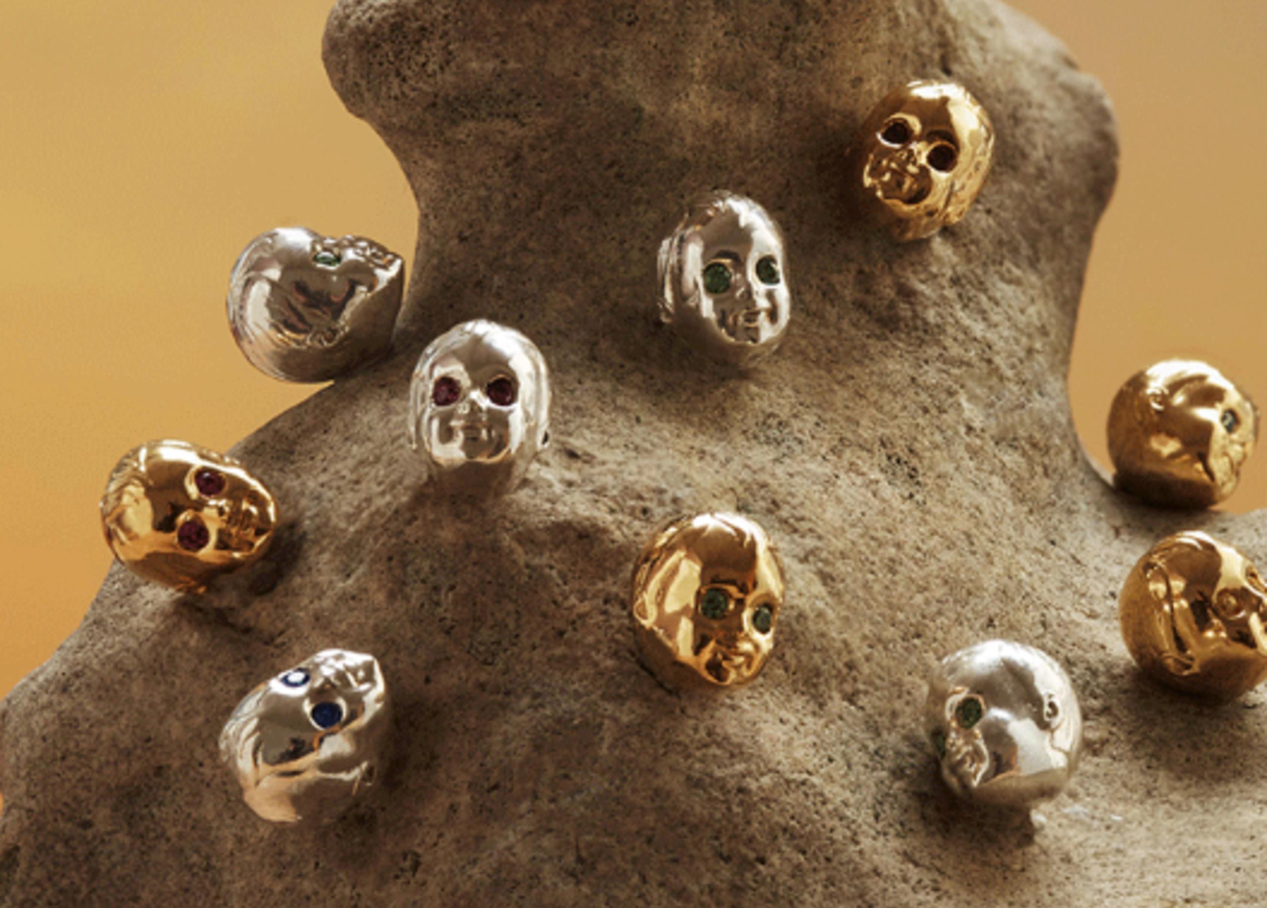 After collaborating with Virgil Abloh and Pharrell Williams, Alix Ferracci launches her own brand, Alf, with darkly playful jewellery