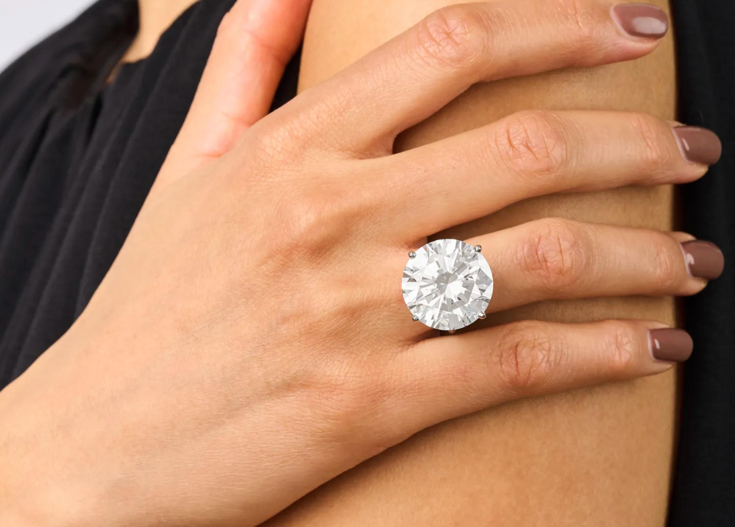 Largest White Diamond in a Decade Heads to UK Auction