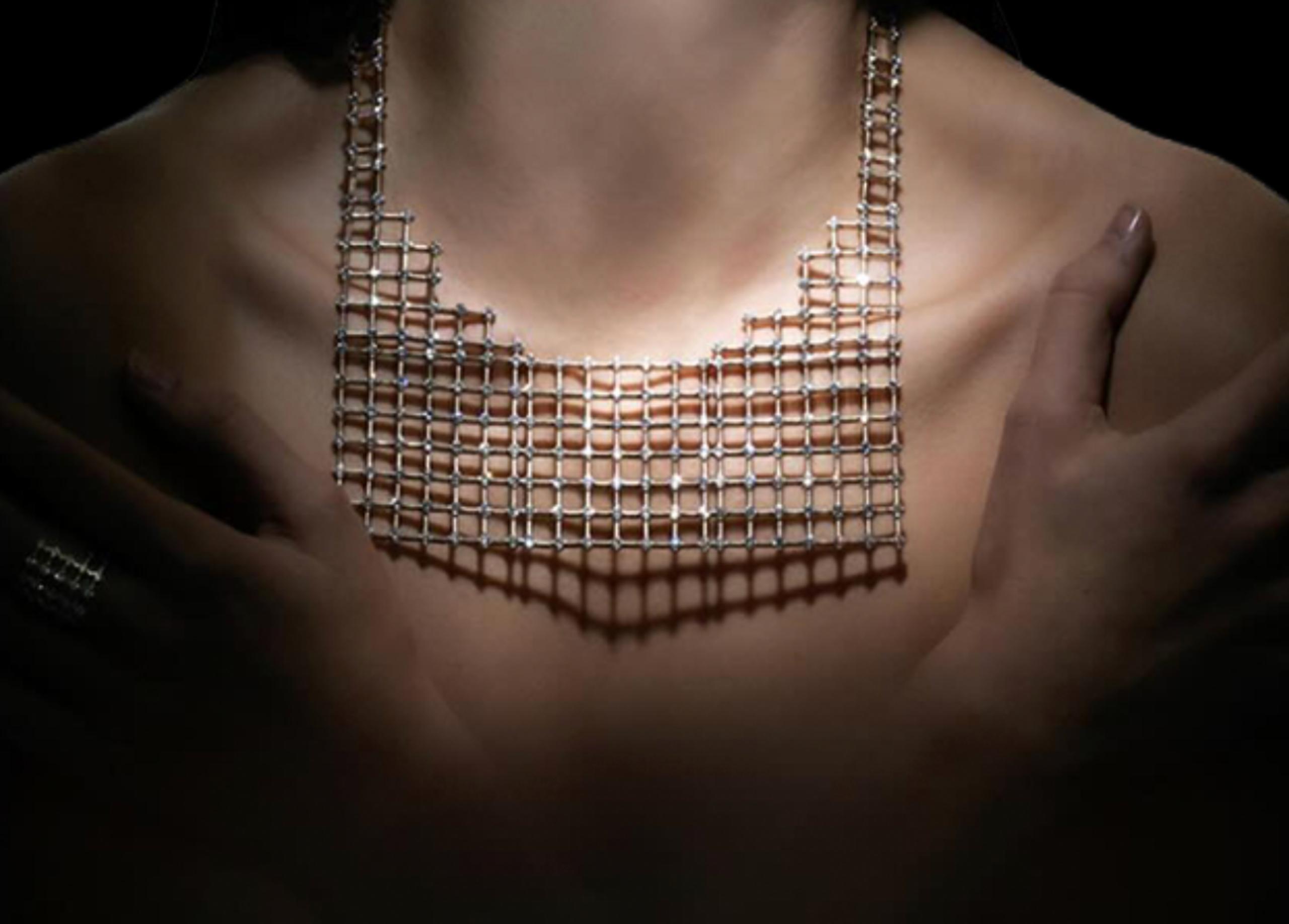 Dina Kamal Designs Jewellery for the Architecture of the Body