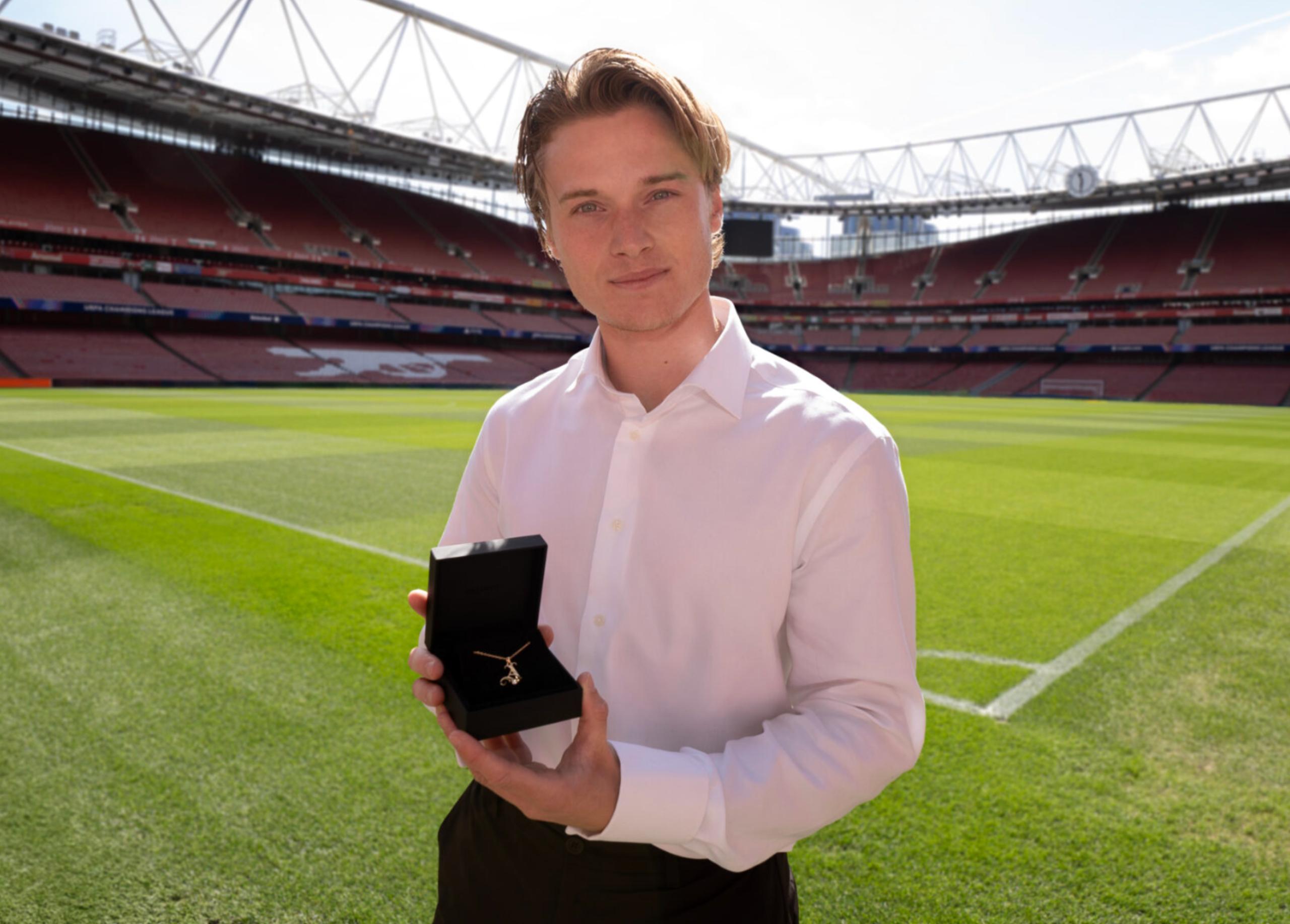 Arsenal FC Launches Diamonds Created from Emirates Stadium Pitch