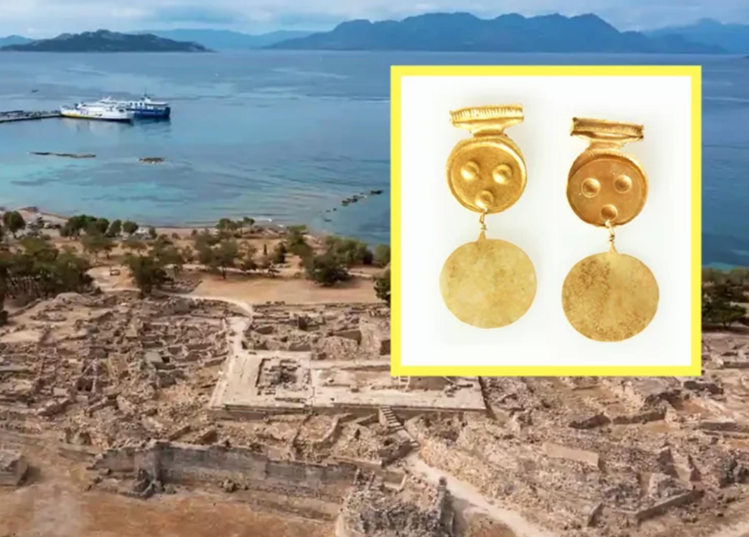 3,500-Year-Old Gold Jewellery Discovered in Greece