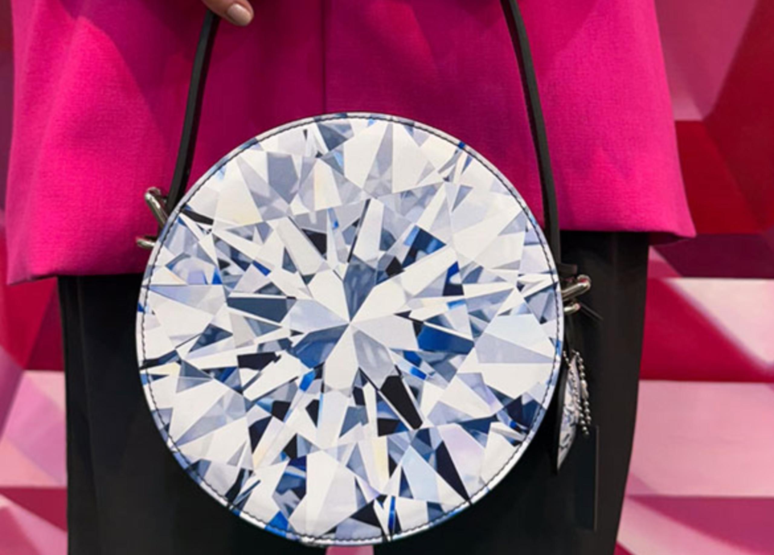 Angie Crabtree Translates Diamond Art into Collectable Handbags