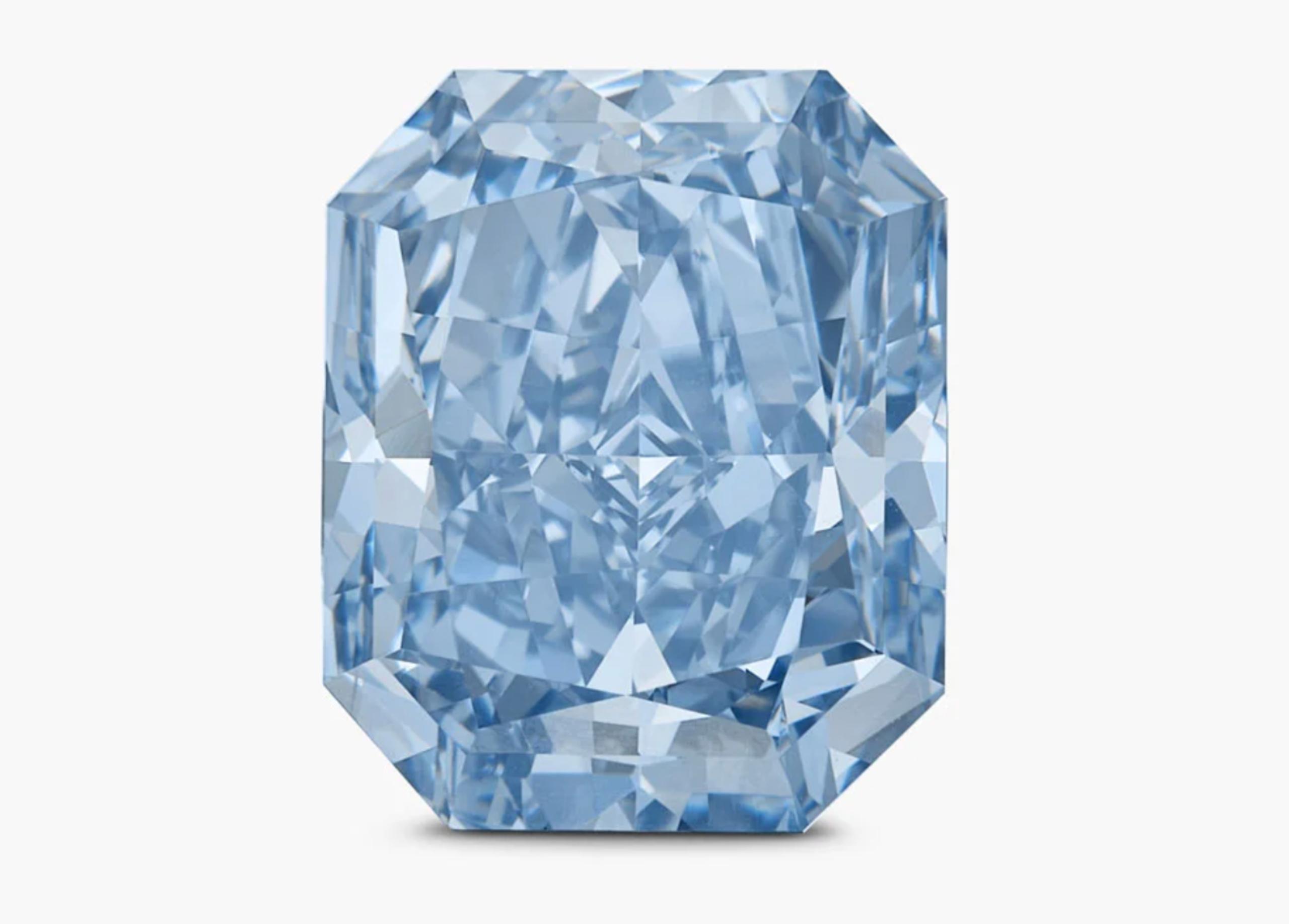 10-Carat Blue Diamond Surpasses Expectations at Sotheby’s New York