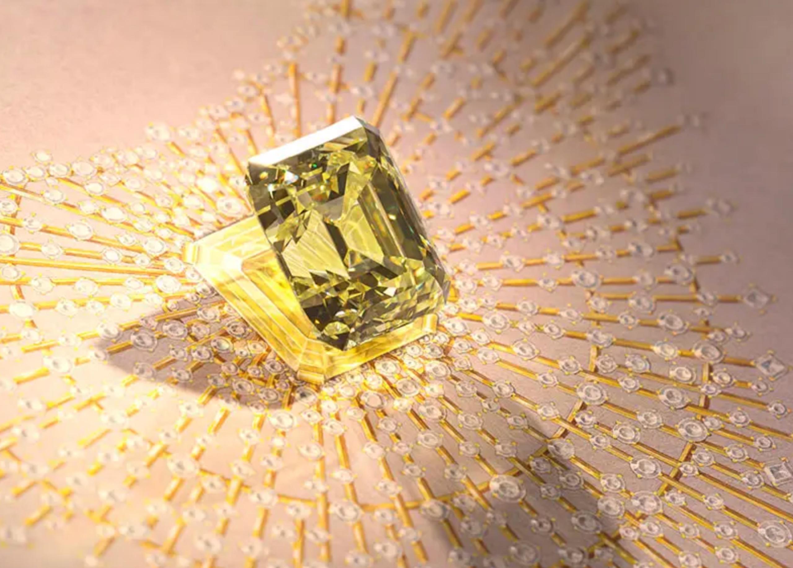 Fred’s 101.57 Carat Soleil d’Or Diamond Is Finally Set After 49 Years