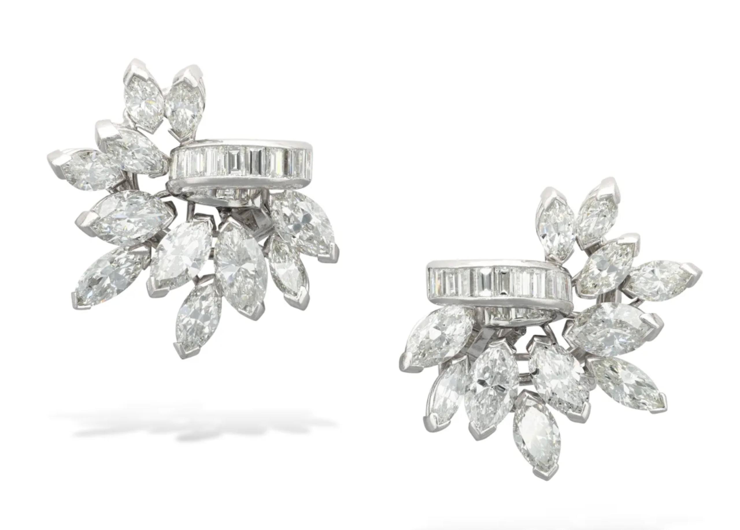 Rare Harry Winston Diamond Earrings Go on Sale at Hancocks London