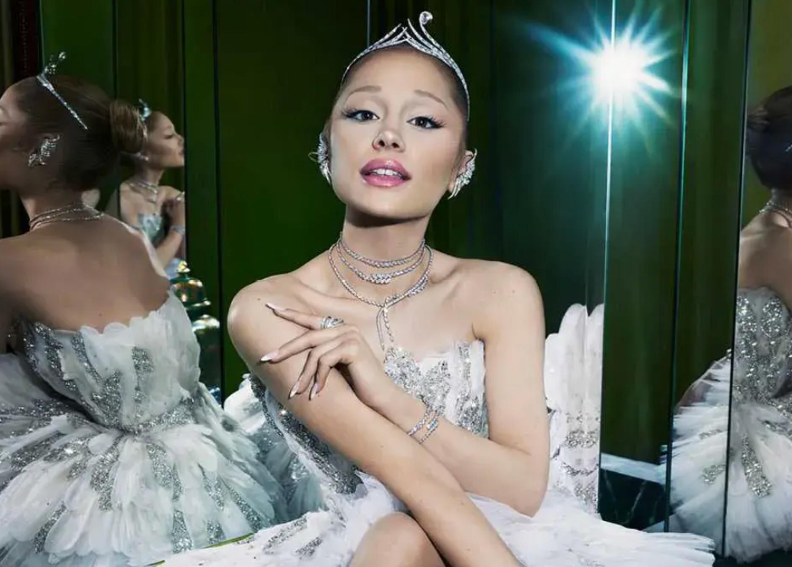 Ariana Grande Brings Theatrical Glamour to Swarovski’s Holiday Campaign