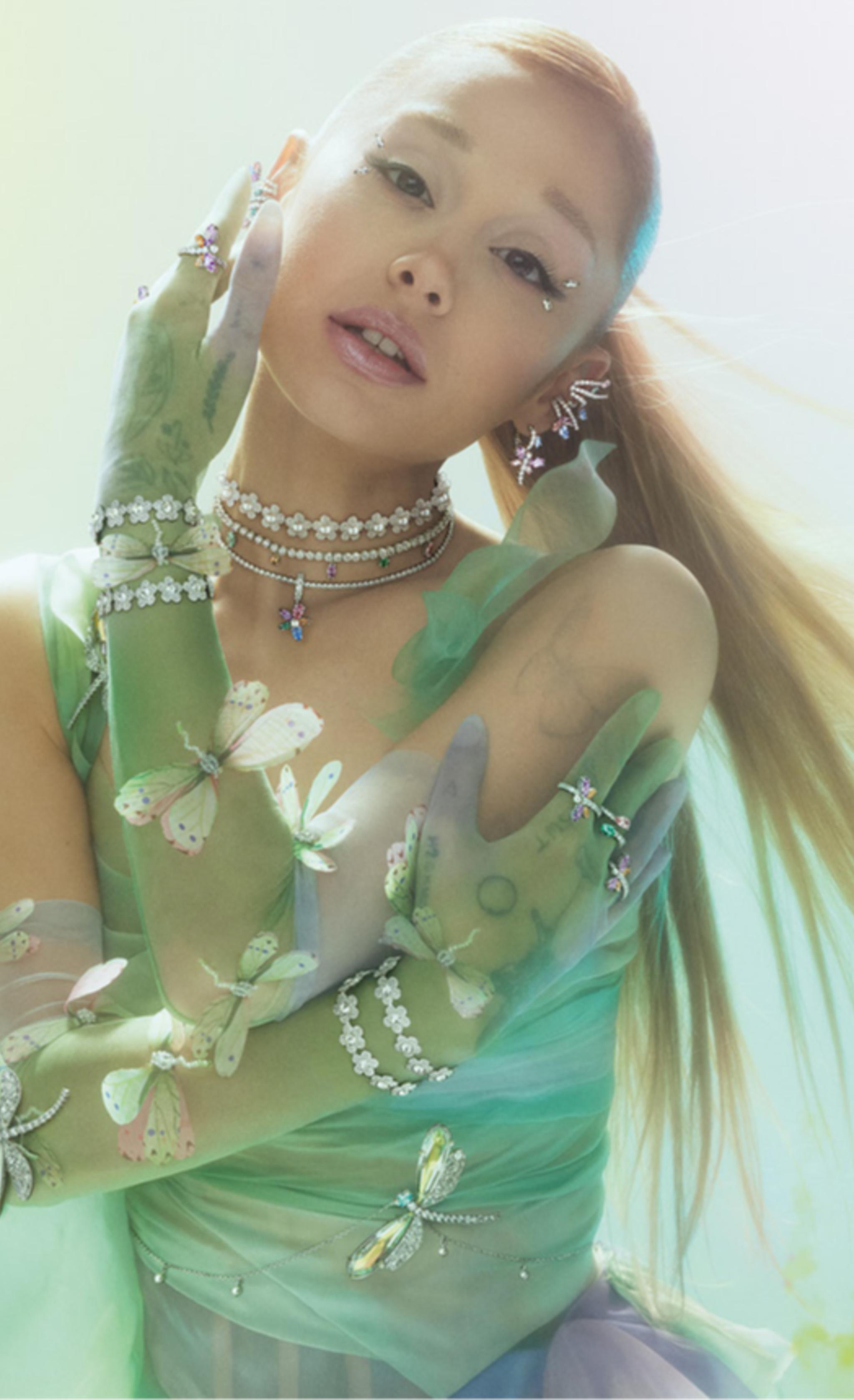 Ariana Grande’s Second Swarovski Collection Turns to Nature, Colour and Crystal Fantasy
