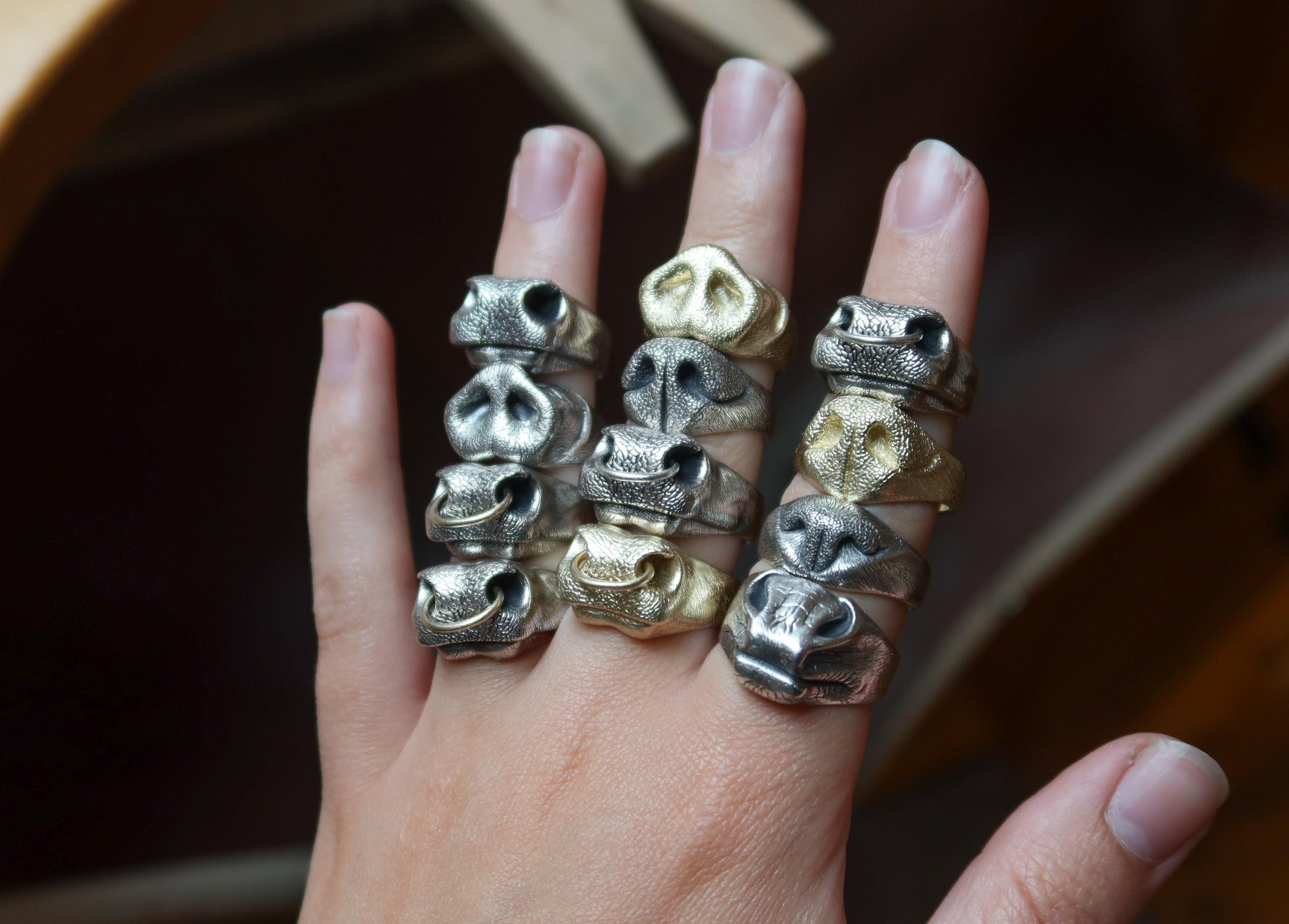 Kathryn Reid’s Nose Rings Turn Farmyard Memories Into Wearable Sculpture