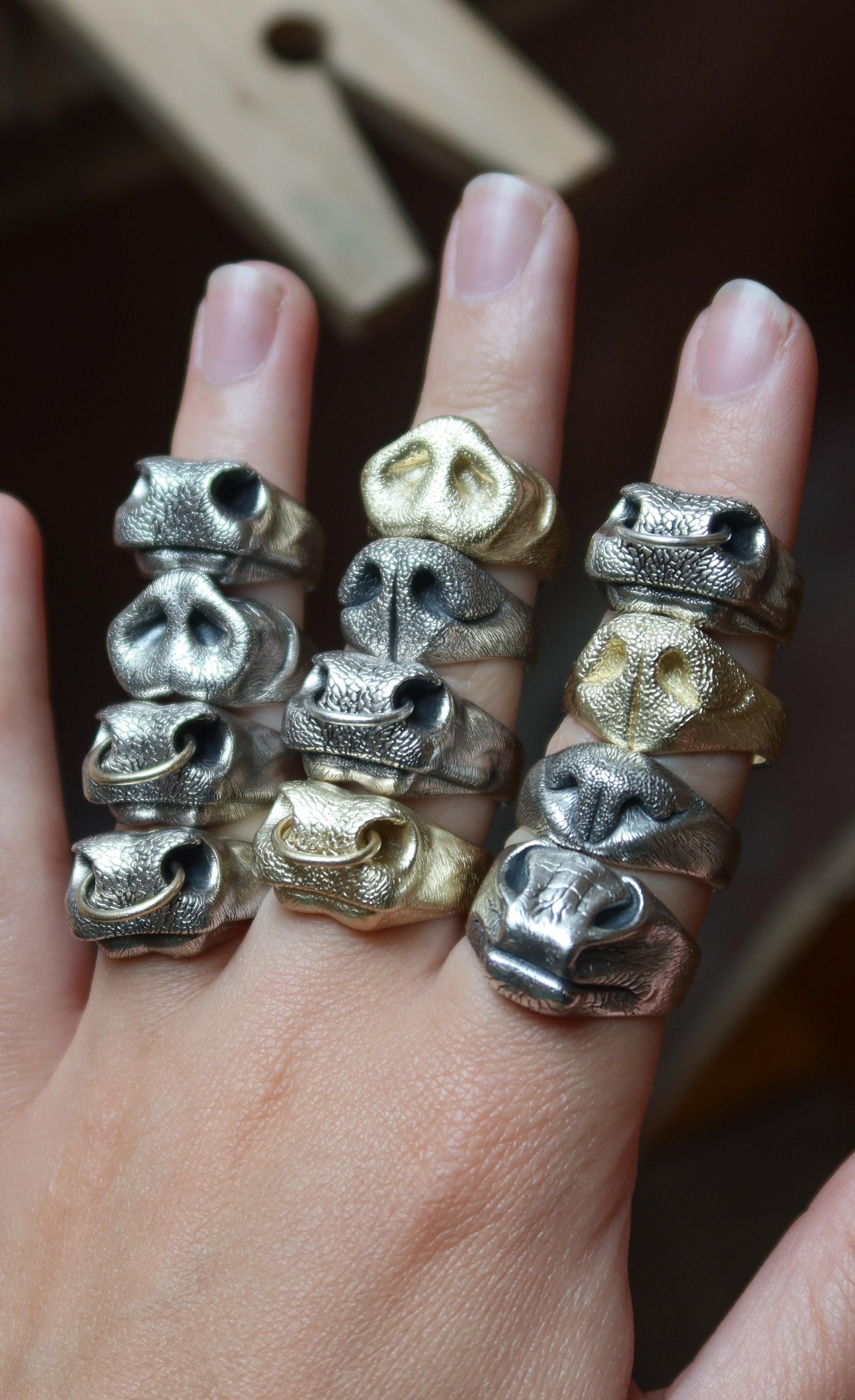 Kathryn Reid’s Nose Rings Turn Farmyard Memories Into Wearable Sculpture
