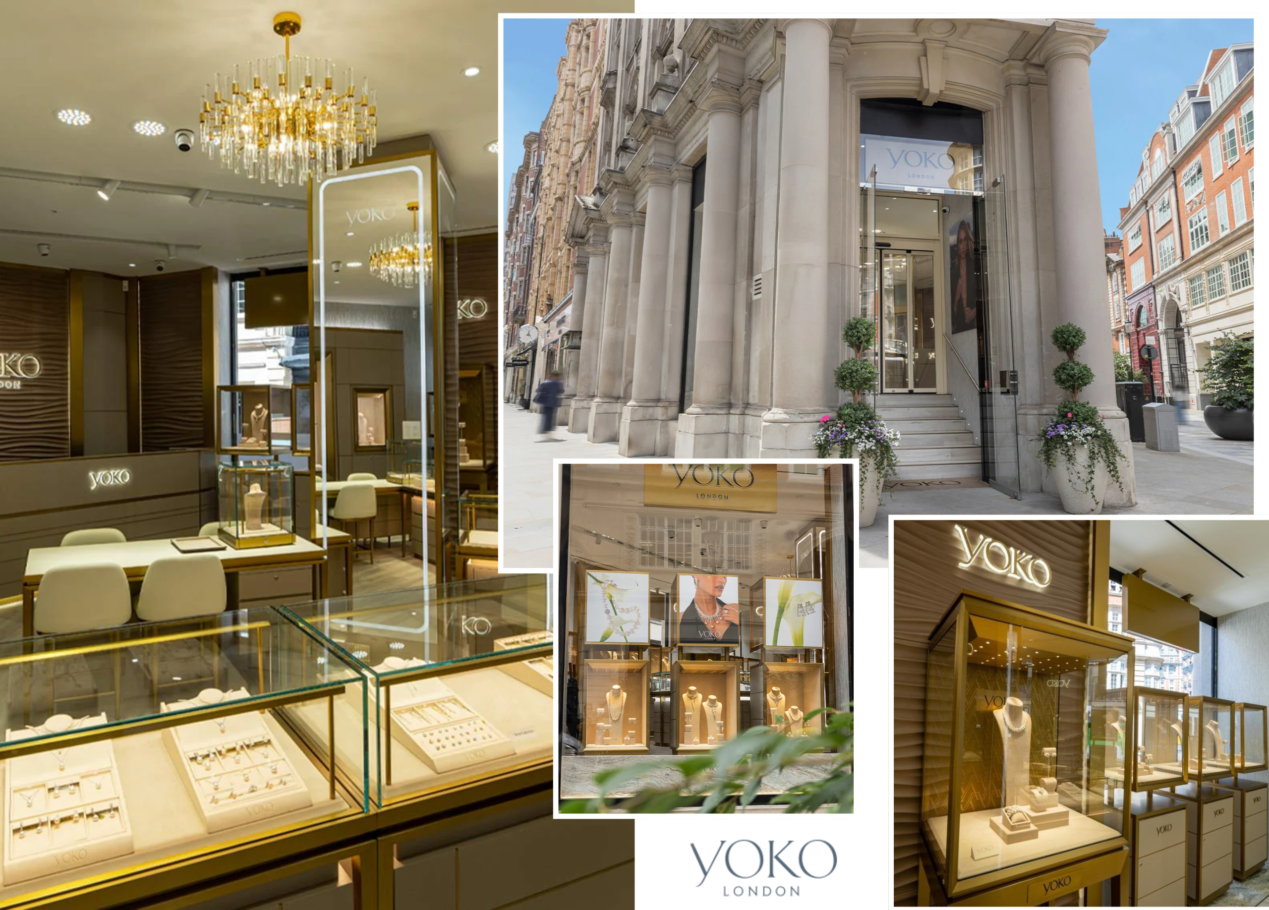 Yoko London’s flagship boutique on Sloane Street — a luxury destination where clients can explore the Zyyp collection first-hand and book private appointments for a tailored experience