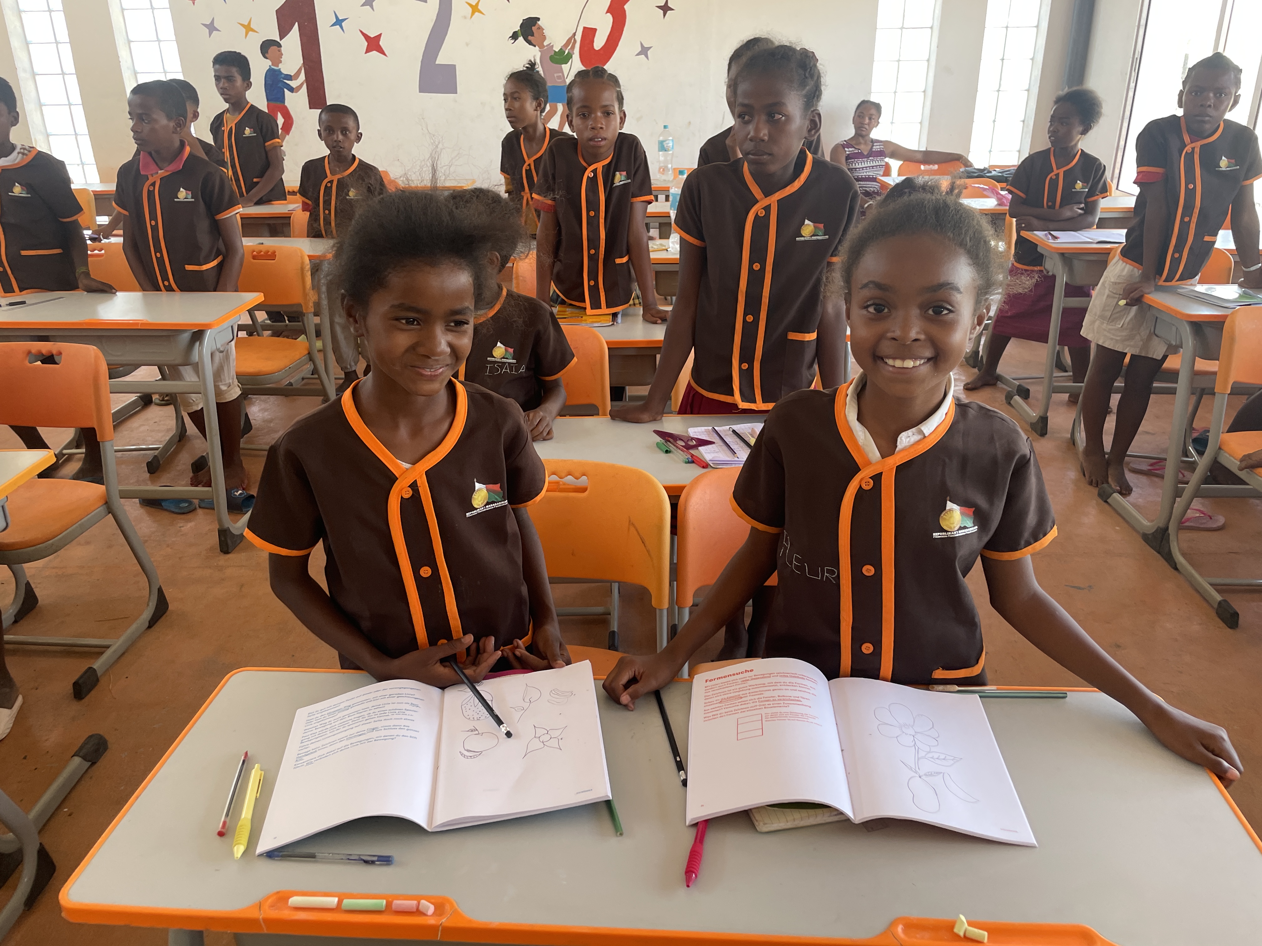 School children in Ilakaka