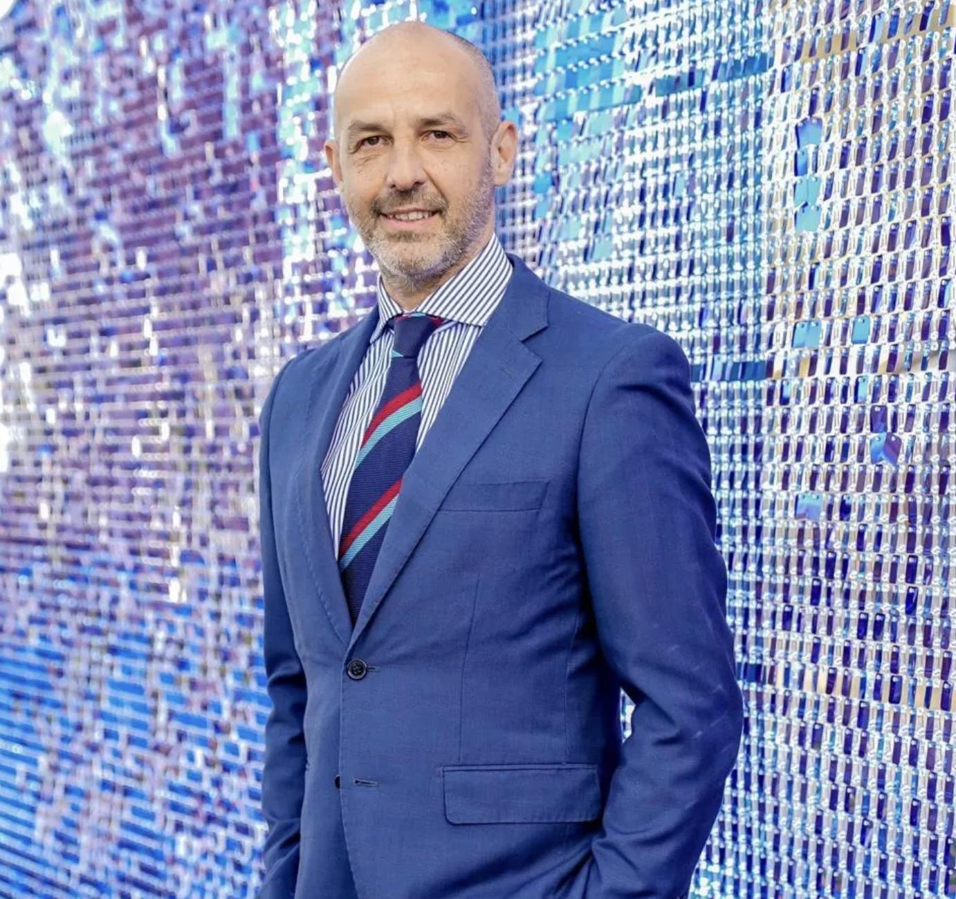 Portrait of Matteo Farsura, Global Exhibition Manager for IEG’s Jewellery & Fashion division.