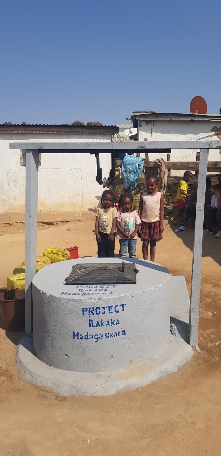 The well in Ambalafary, opened in August 2024