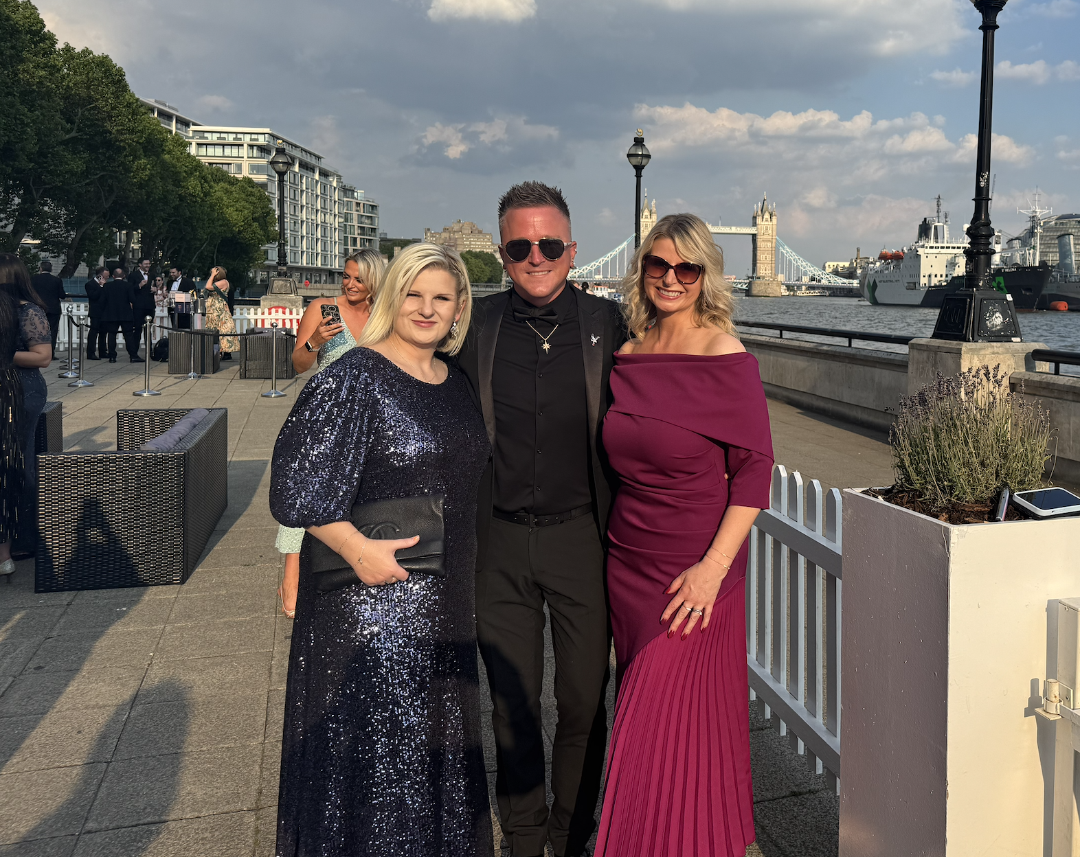 Kirstie & Deborah with The Jewels Club founder Andrew Martyniuk